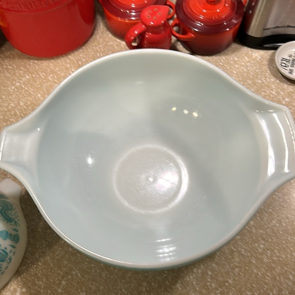 Pyrex vintage Amish Butterprint Conderella  bowls #444, 4Qt, #441, 1-1/2Qt - Picture 3 of 13